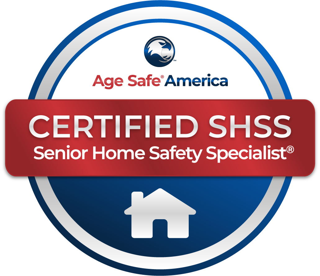 Age Safe America Certified SHSS, Senior Home Safety Specialist® badge